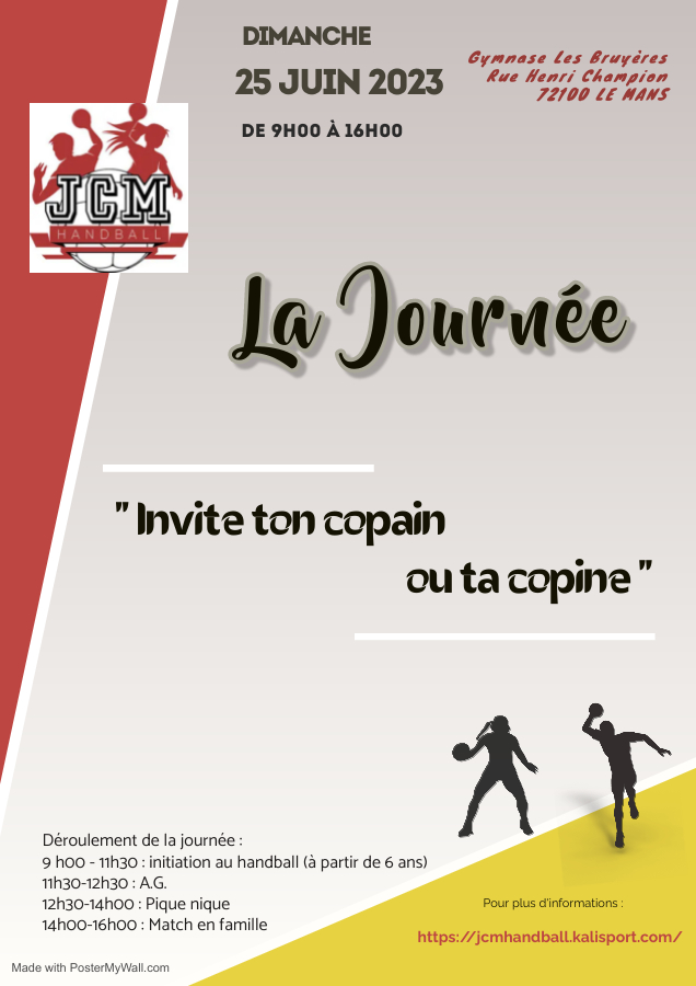 Fête du Handball aux couleurs du JCM Handball!