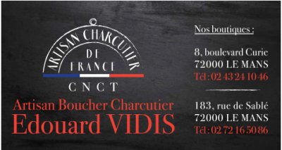 ARTISAN BOUCHER CHARCUTIER EDOUARD VIDIS